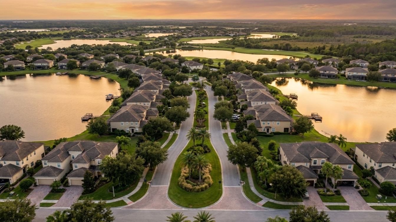 Aerial view representing Enclave at Windermere Landing